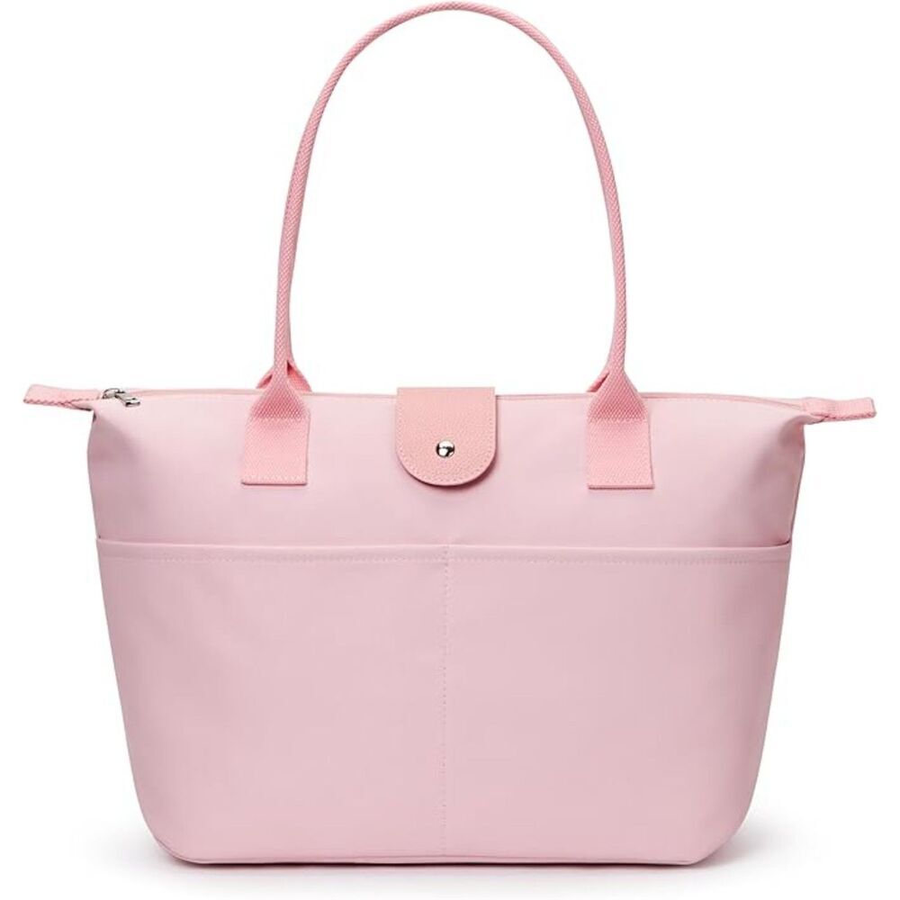 Women Pink Imported Casual Nylon Waterproof Lightweight Hobo Handbag